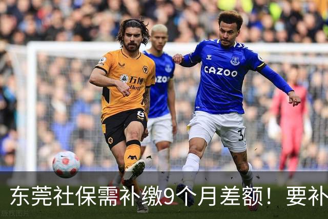 东莞社保需补缴9个月差额！要补多少钱？