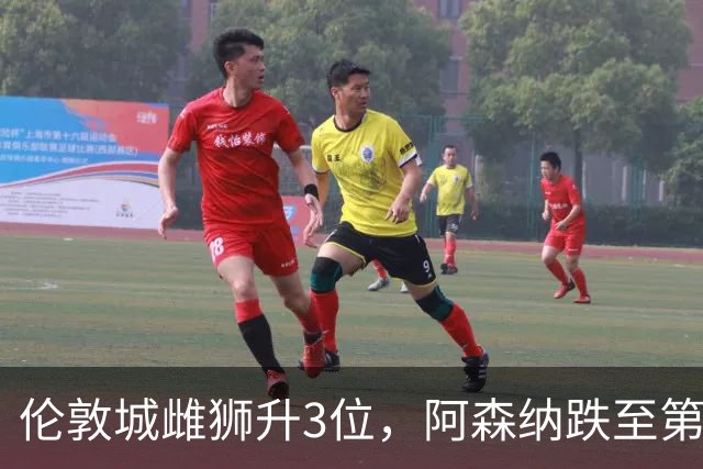 伦敦城雌狮升3位，阿森纳跌至第5陷泥潭